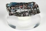 Blue Kyanite & Garnet in Biotite-Quartz Schist - Russia #178945-1